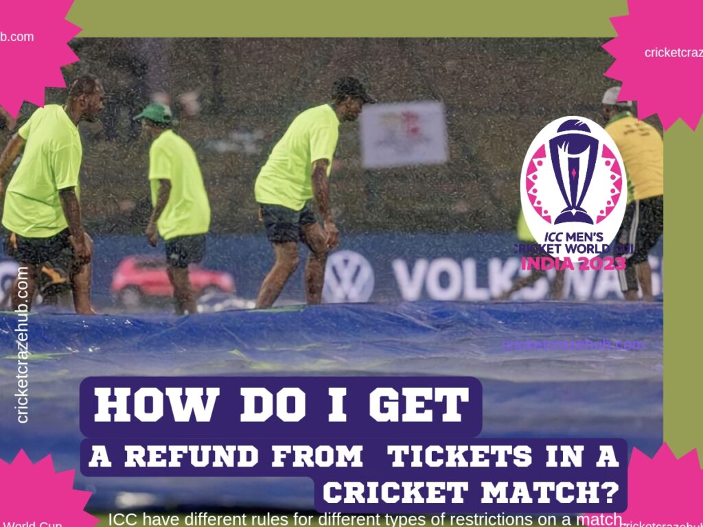 how to get refund from world cup 