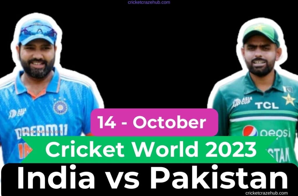 India vs Pakistan, world cup match 2023
