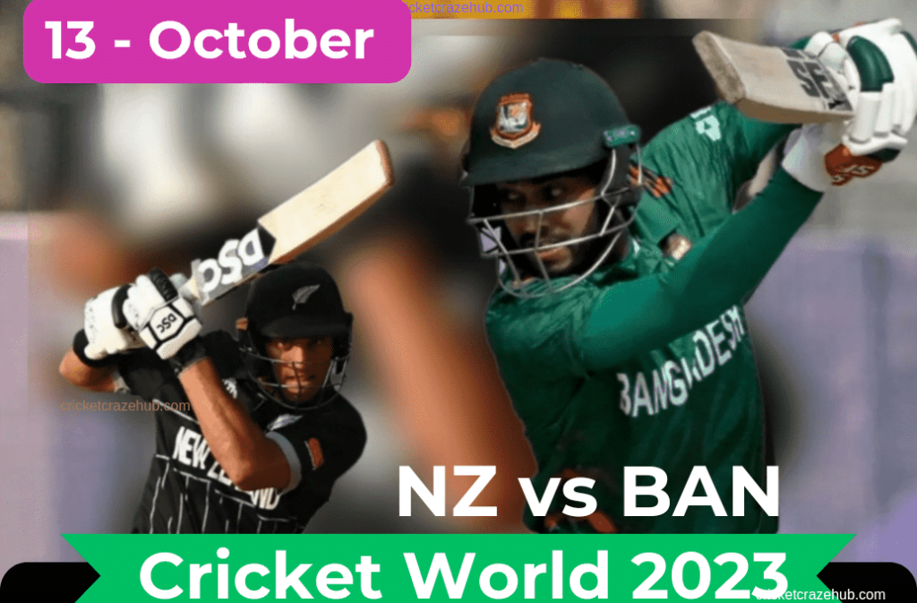 NZ vs BAN head to head, world cup 2023