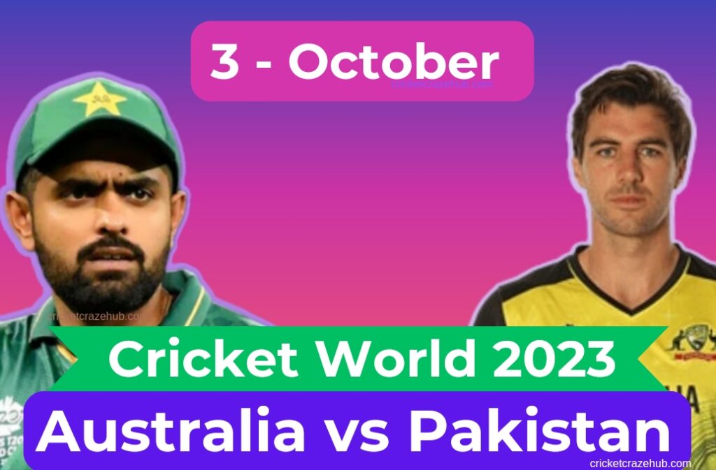 Australia vs Pakistan ICC world cup match 